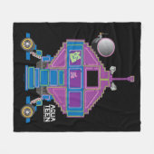 Couverture Polaire Voiture Aqua Ado Hunger Force Mooninites (Devant (Horizontal))