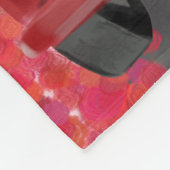 Couverture Polaire Voiture de conduite Husky Sibérienne avec Coeurs (Coin)