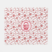 Couverture Polaire Voiture de Sucre de canne de Noël classique (Devant (Horizontal))