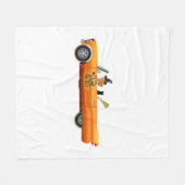 Couverture Polaire voiture halloween (Devant (Horizontal))