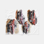 Couverture Polaire Voiture Muscle Classique (Devant (Horizontal))