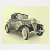 Couverture Polaire Voiture Vintage (Devant (Horizontal))