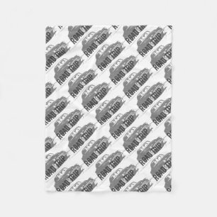 Couverture Polaire Voiture Vintage Voyage