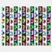 Couverture Polaire Voitures amusantes (Devant (Horizontal))
