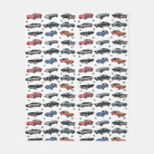 Couverture Polaire Voitures anciennes (Devant)