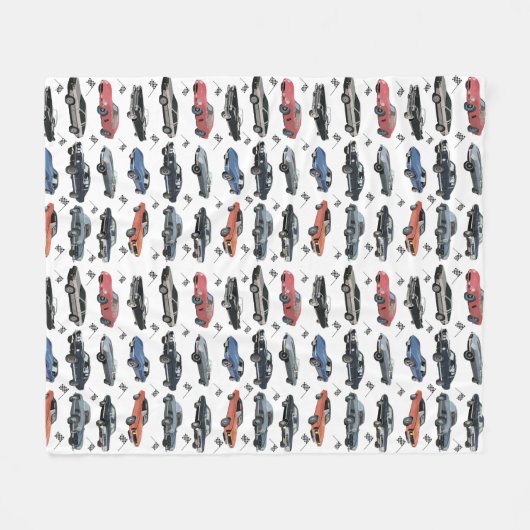 Couverture Polaire Voitures anciennes (Devant (Horizontal))