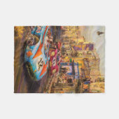 Couverture Polaire Voitures de course vintages Course automobile (Devant (Horizontal))