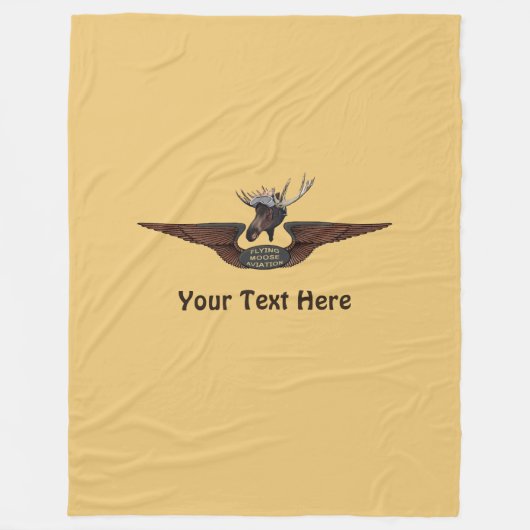 Couverture Polaire Vol des ailes de l'aviation Moose (Devant)