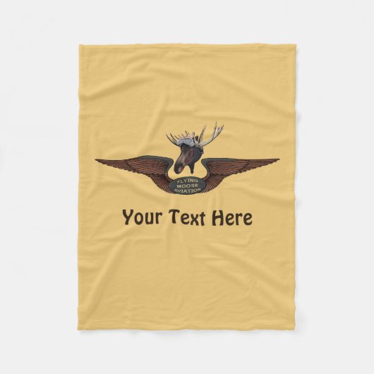 Couverture Polaire Vol des ailes de l'aviation Moose (Devant)