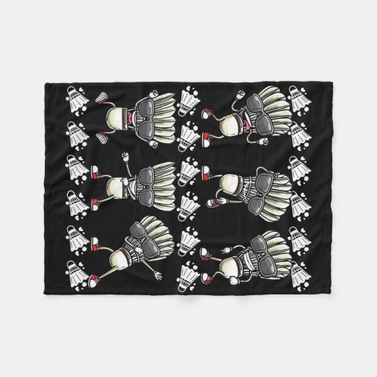 Couverture Polaire Volant de badminton Danser 4 (Devant (Horizontal))