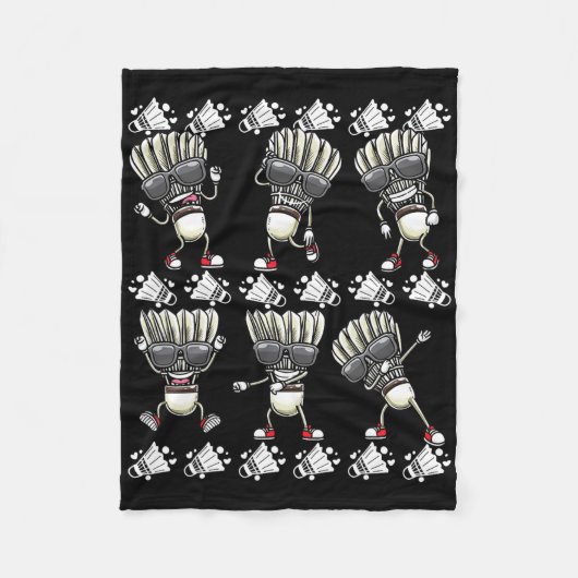 Couverture Polaire Volant de badminton Danser 4 (Devant)