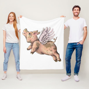 Couverture Polaire Voler des porcs