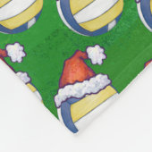 Couverture Polaire Volley-ball avec Casquette de Noël (Coin)