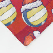 Couverture Polaire Volley-ball Casquette de Noël (Coin)