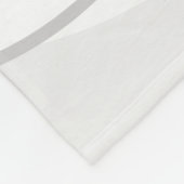 Couverture Polaire Volley-ball géant rose et café rayé (Coin)