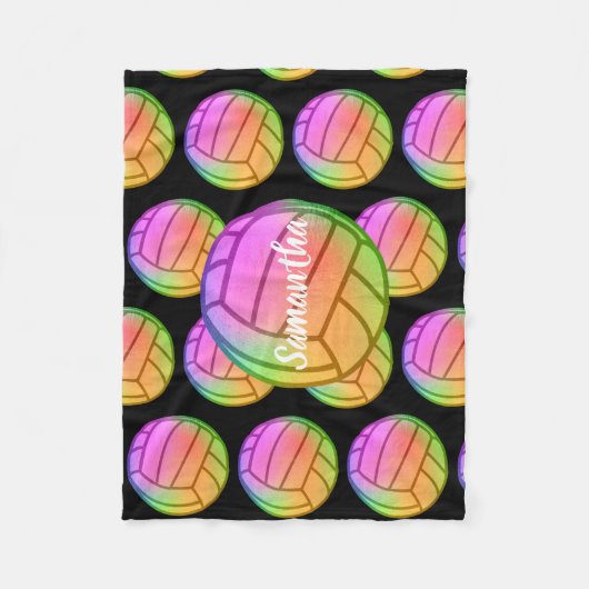 Couverture Polaire Volley-ball Monogram (Devant)