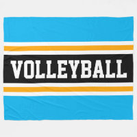 VOLLEYBALL ciel clair Bleu Jaune Bande Noire