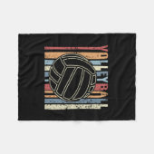 Couverture Polaire Volleyball Rétro Vintage (Devant (Horizontal))
