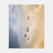 Couverture Polaire Vols d'oiseaux (Devant)