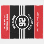 Couverture Polaire Vont l'équipe maintiennent chaud à l'esprit de fac (Devant (Horizontal))