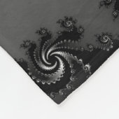 Couverture Polaire Vortex foncé fractal (Coin)