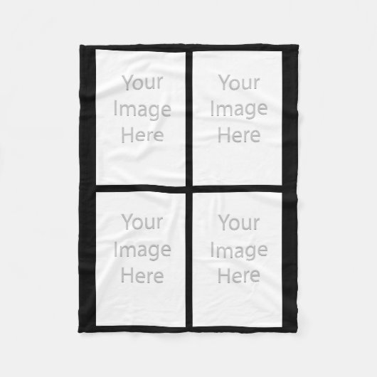 Couverture Polaire Vos 4 Photos Personnalisées... (Devant)