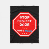 Couverture Polaire Vote Save Democracy Stop Project 2025 (Devant)