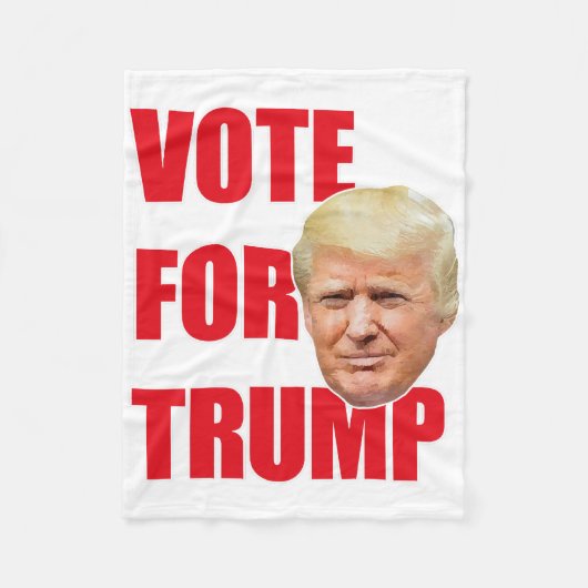 Couverture Polaire Votez pour Trump (Devant)