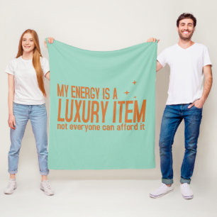 Couverture Polaire Votre Énergie est un Produit de Luxe