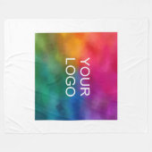 Couverture Polaire Votre Hôtel Hostel Motel Guest House Company Logo (Devant (Horizontal))