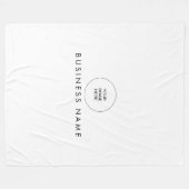 Couverture Polaire Votre Hôtel Hostel Motel Logo Ici Design Simple (Devant (Horizontal))