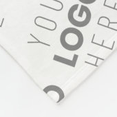 Couverture Polaire Votre image/logo éclairci automatiquement + motif (Coin)