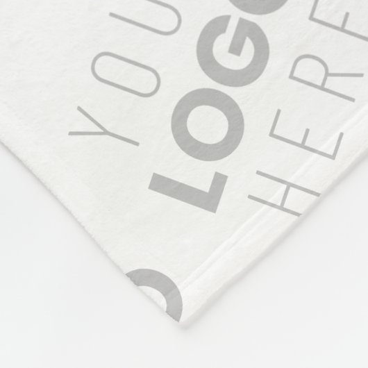 Couverture Polaire Votre image/logo éclairé automatiquement + Motif (Coin)