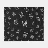 Couverture Polaire Votre logo de conception, de photo ou d'entreprise (Devant (Horizontal))