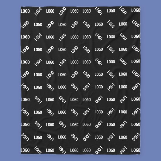 Couverture Polaire Votre logo/image | Matelas géométrique moderne uni