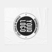 Couverture Polaire Votre logo ou votre conception d'entreprise | Text (Devant (Horizontal))