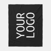 Couverture Polaire Votre logo | Remplacement simple du logo (Devant)