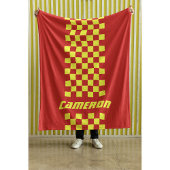 Couverture Polaire Votre nom Couleurs entièrement personnalisées À da