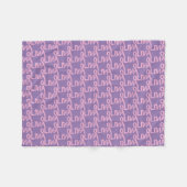 Couverture Polaire Votre nom Fleece Blanket (Devant (Horizontal))