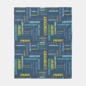 Couverture Polaire Votre nom (longueur moyenne) est partout (Devant)