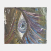 Couverture Polaire Votre œil est le miroir de votre âme (Devant (Horizontal))