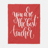 Couverture Polaire Votre sont le meilleur professeur (Devant)