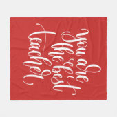 Couverture Polaire Votre sont le meilleur professeur (Devant (Horizontal))