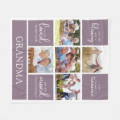 Couverture Polaire Votre vie a été un souvenir photo de bénédiction (Devant (Horizontal))