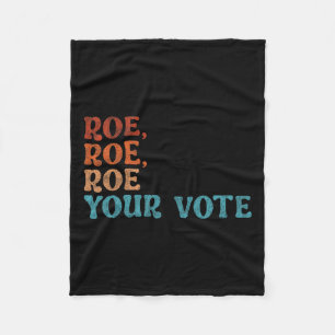 Couverture Polaire Votre vote Pro Choice Droits des femmes Vintage Ré