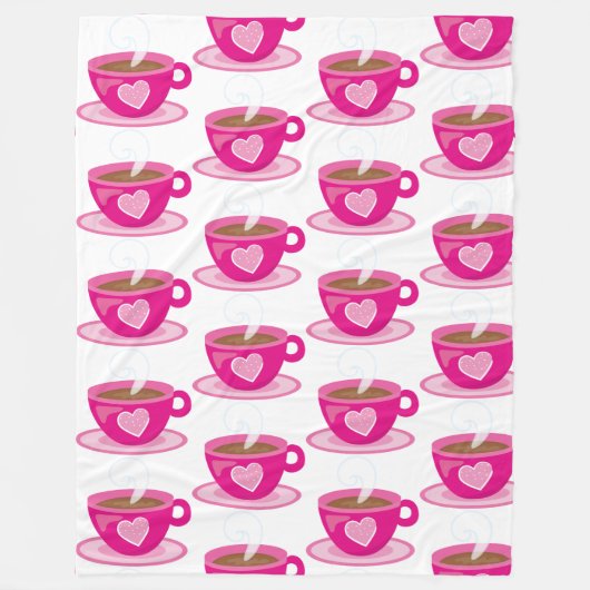 Couverture Polaire Vous aimez plus que du café Valentines Jour Cadeau (Devant)