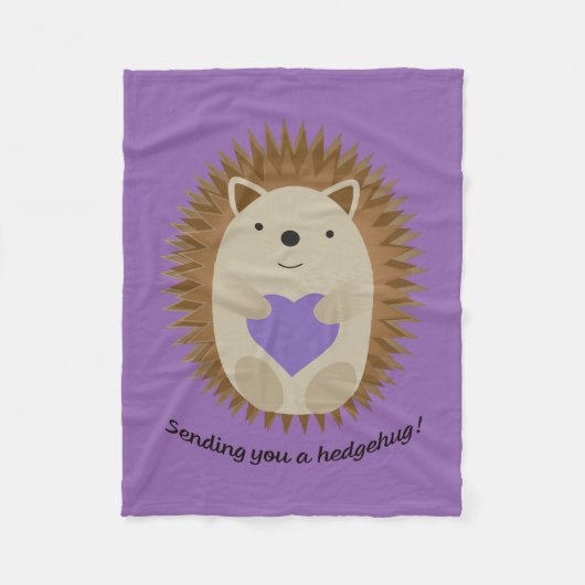 Couverture Polaire Vous envoyer un hérisson de Hedgehug (Devant)