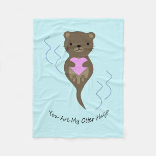 Couverture Polaire Vous êtes la moitié de mon Otter