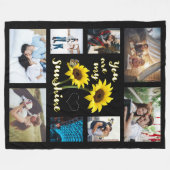 Couverture Polaire Vous êtes ma photo de soleil (Devant (Horizontal))