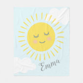 Couverture Polaire Vous êtes mon illustration du soleil heureux (Devant)